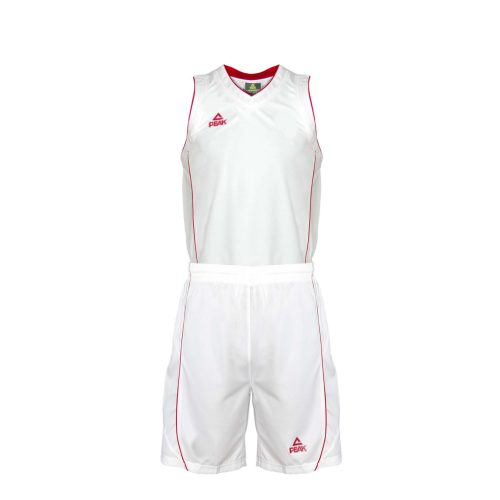 Peak Men's Basketball Set White/Red 2XL