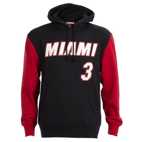 Mitchell & Ness Dwyane Wade Miami Heat Fashion Fleece Hoodie  2XL