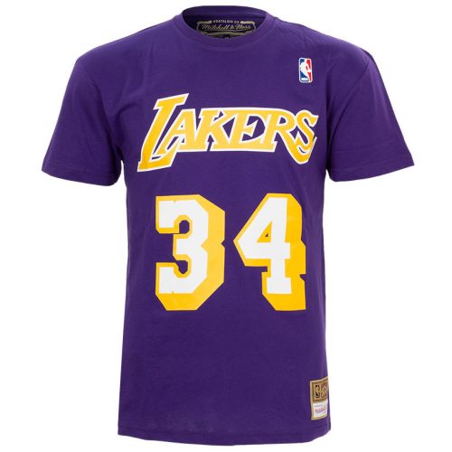 Mitchell & Ness Shaquille O’Neal 34 Los Angeles Lakers T-Shirt  L