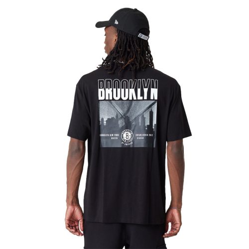 New Era Brookly Nets City Graphic Oversized T-shirt