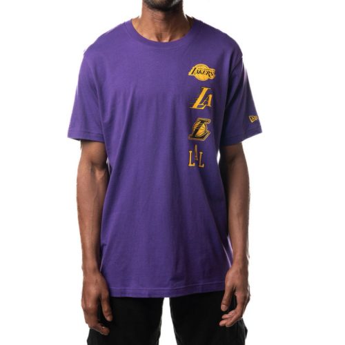 New Era Los Angeles Lakers City Edition T-shirt   M