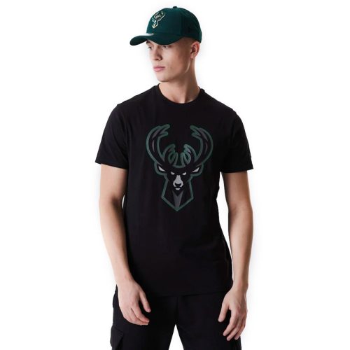 New Era Milwaukee Bucks Outline Logo T-shirt  M
